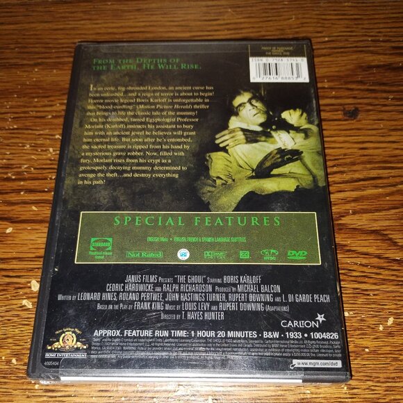 The Ghoul (from 1933 (DVD, Canadian, 2003) (Unopened) - Picture 2 of 3